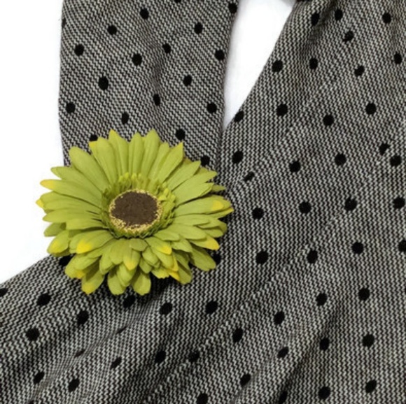 Contempo Casuals Gray Knit Polka Dot Tunic #337 - Picture 4 of 7